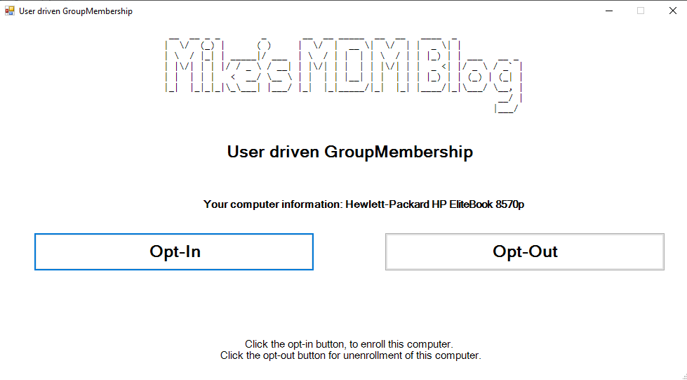 User driven Device Group Membership